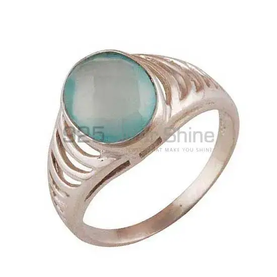 Beautiful 925 Sterling Silver Handmade Rings Suppliers In Chalcedony Gemstone Jewelry 925SR3578_0