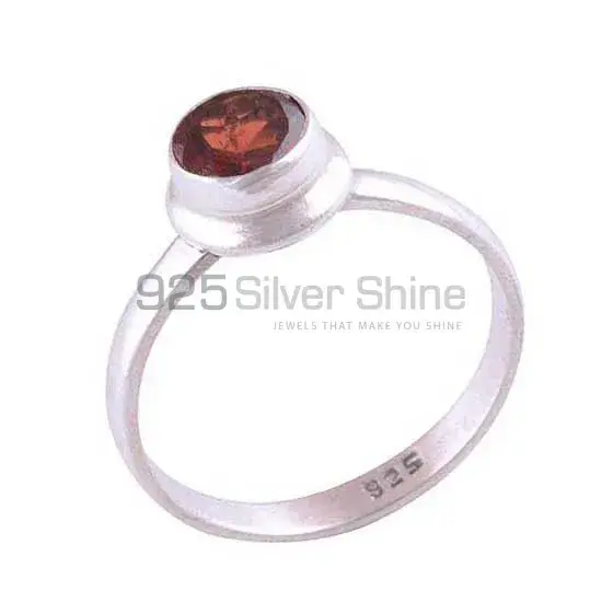 Handmade Garnet Gemstone Sterling Silver Rings 925SR3499