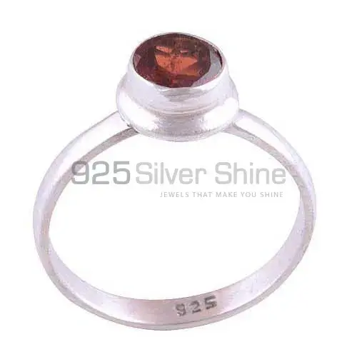 Handmade Garnet Gemstone Sterling Silver Rings 925SR3499_1