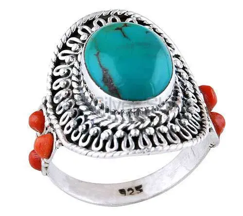 925 Sterling Silver Handmade Rings In Multi Gemstone Jewelry 925SR2931_0