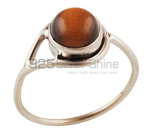 Beautiful 925 Sterling Silver Handmade Rings Suppliers In Tiger's Eye Gemstone Jewelry 925SR2852