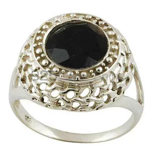 Beautiful 925 Sterling Silver Rings In Black Onyx Gemstone Jewelry 925SR3563