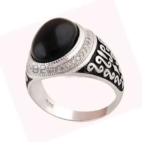 Beautiful 925 Sterling Silver Rings In Black Onyx Gemstone Jewelry 925SR3993_0