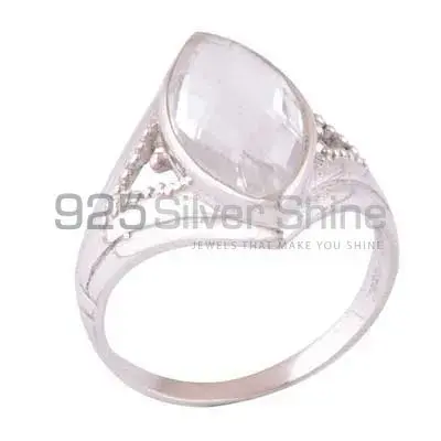 Beautiful 925 Sterling Silver Rings In Crystal Gemstone Jewelry 925SR3914