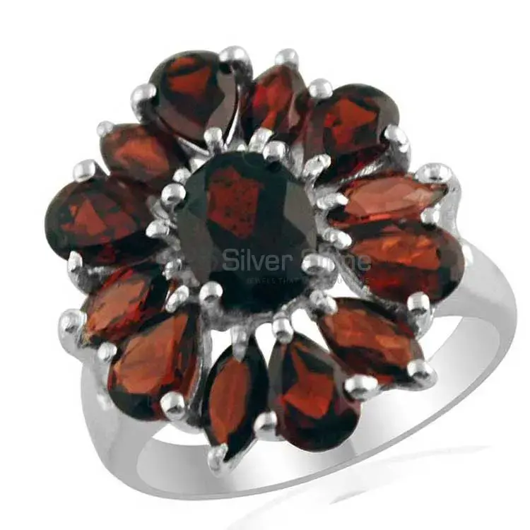 925 Sterling Silver Rings In Garnet Gemstone Jewelry 925SR1418_0