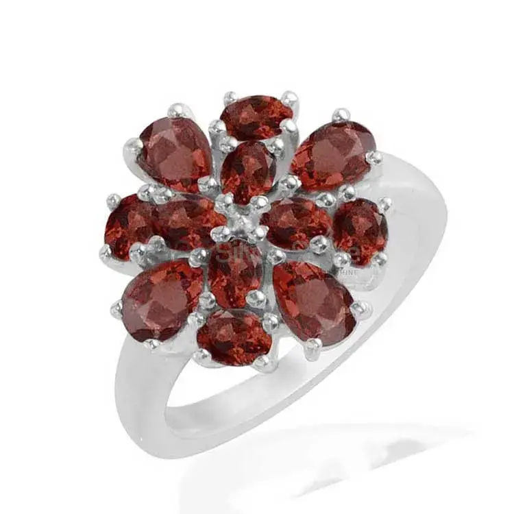925 Sterling Silver Rings In Garnet Gemstone Jewelry 925SR1734_1