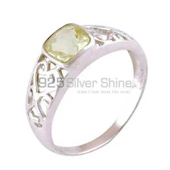 Beautiful 925 Sterling Silver Rings In Lemon Topaz Gemstone Jewelry 925SR4072_0