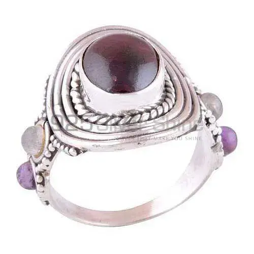 Beautiful 925 Sterling Silver Rings In Multi Gemstone Jewelry 925SR2995