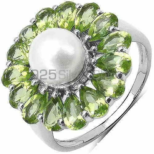 Beautiful 925 Sterling Silver Rings In Multi Gemstone Jewelry 925SR3074