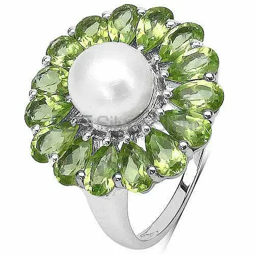 Beautiful 925 Sterling Silver Rings In Multi Gemstone Jewelry 925SR3074_1