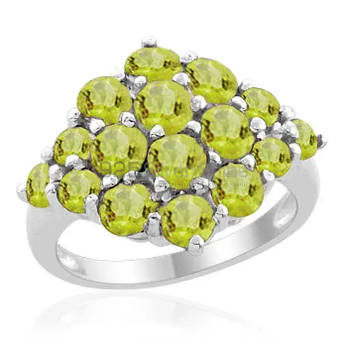 925 Sterling Silver Rings In Peridot Gemstone Jewelry 925SR1959