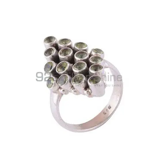 Beautiful 925 Sterling Silver Rings In Peridot Gemstone Jewelry 925SR3405_0