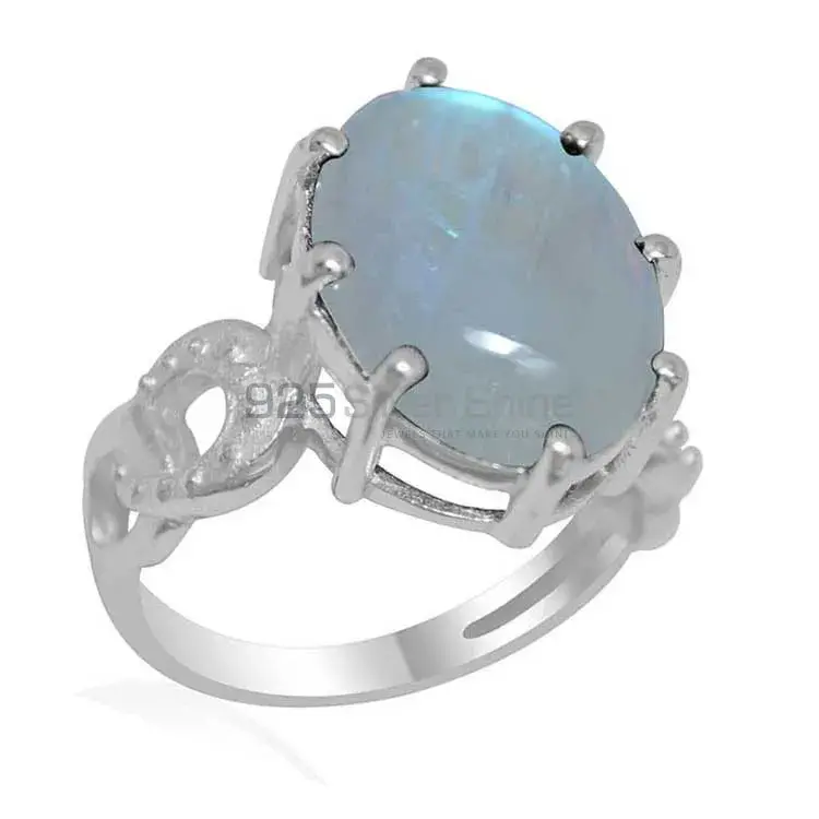 Beautiful 925 Sterling Silver Rings In Rainbow Moonstone Jewelry 925SR1880_0
