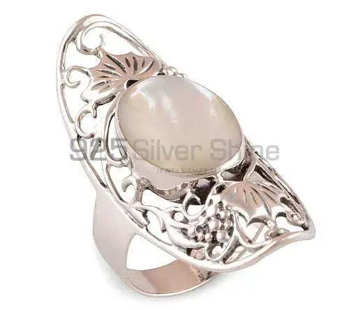 Beautiful 925 Sterling Silver Rings In Rainbow Moonstone Jewelry 925SR2916