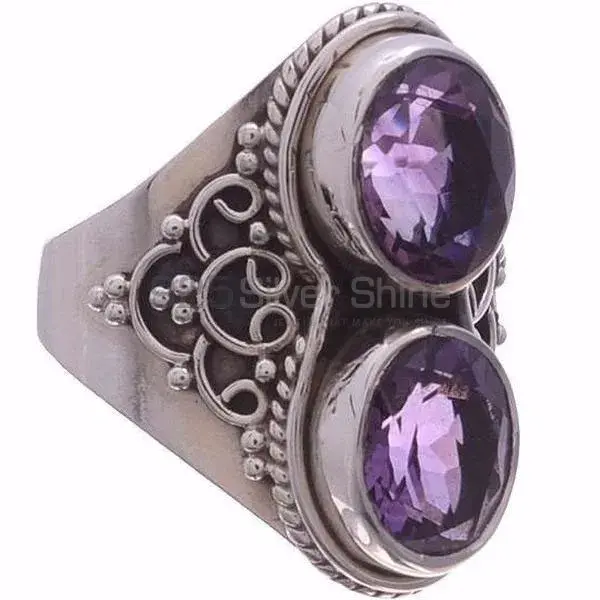 Beautiful Sterling Silver Amethyst Birthstone Rings 925SR3651