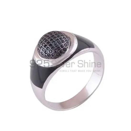 Beautiful 925 Sterling Silver Rings In Black Onyx Gemstone Jewelry 925SR4003_0