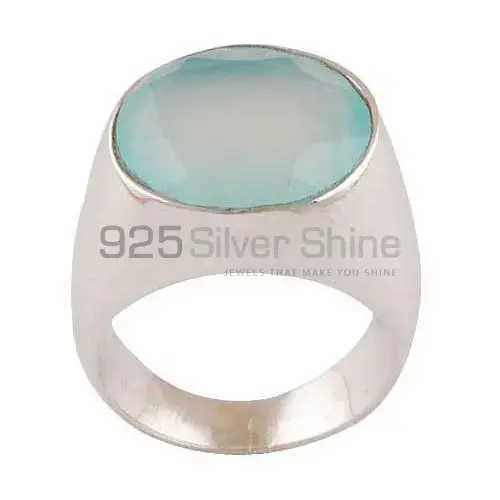 925 Sterling Silver Rings In Chalcedony Gemstone Jewelry 925SR3415