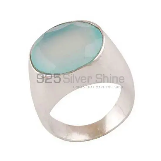 Beautiful 925 Sterling Silver Rings Wholesaler In Chalcedony Gemstone Jewelry 925SR3415_0