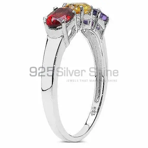 Beautiful 925 Sterling Silver Rings Wholesaler In Multi Gemstone Jewelry 925SR3336_0