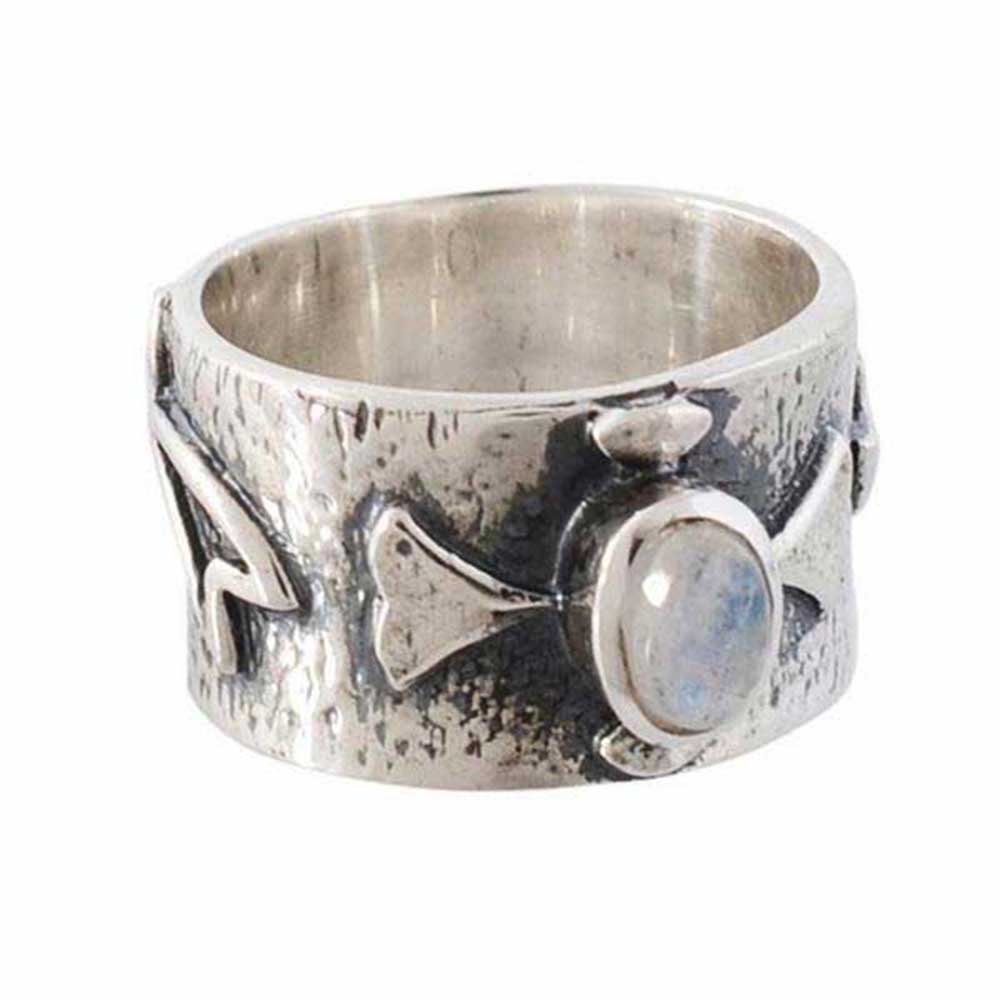 925 Sterling Silver Rings In Rainbow Gemstone Jewelry 925SR982_1