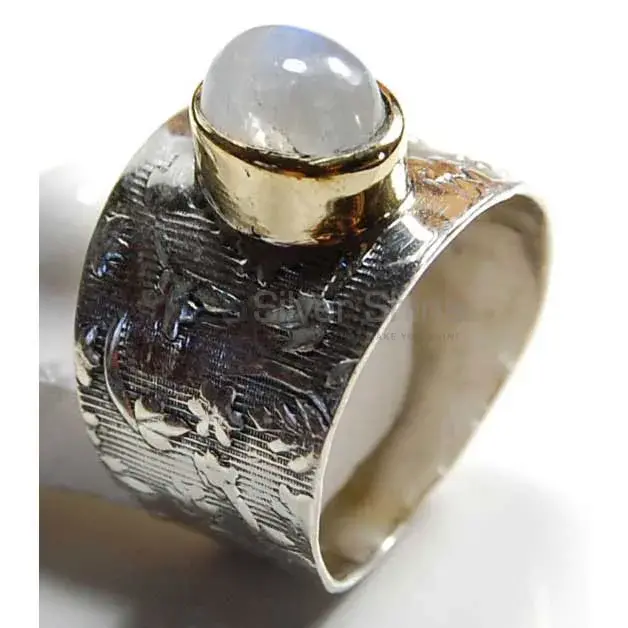 Beautiful 925 Sterling Silver Rings Wholesaler In Rainbow Moonstone Jewelry 925SR3730