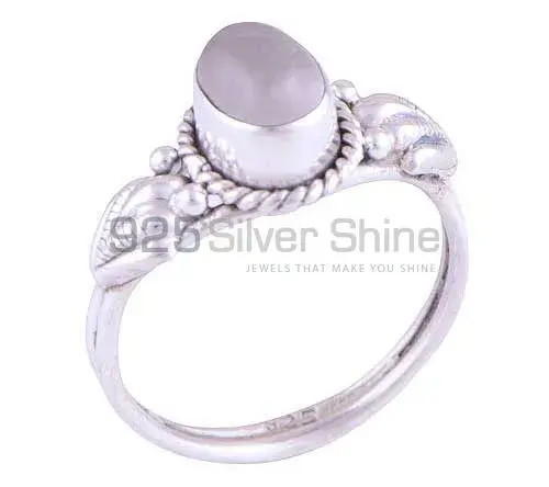 Beautiful 925 Sterling Silver Rings Wholesaler In Rose Quartz Gemstone Jewelry 925SR2768