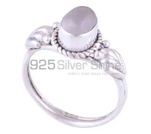 Beautiful 925 Sterling Silver Rings Wholesaler In Rose Quartz Gemstone Jewelry 925SR2768_0