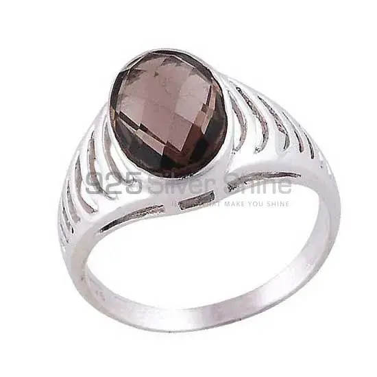 Beautiful 925 Sterling Silver Rings Wholesaler In Smoky Quartz Gemstone Jewelry 925SR3573_0