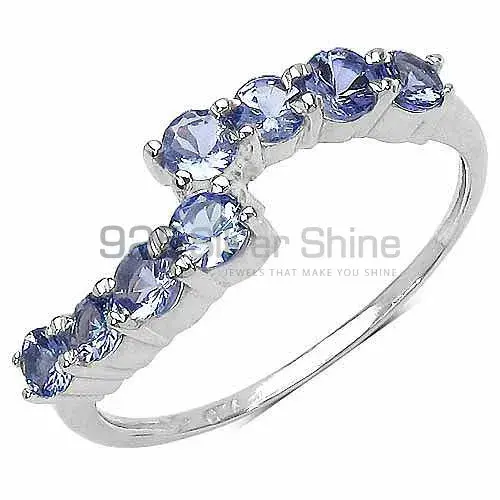 Beautiful 925 Sterling Silver Rings Wholesaler In Tanzanite Gemstone Jewelry 925SR3257