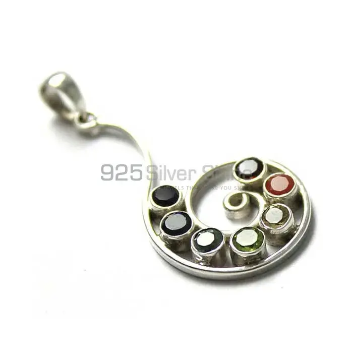 Beautiful Chakra Pendant With Sterling Silver Jewelry SSCP164_0