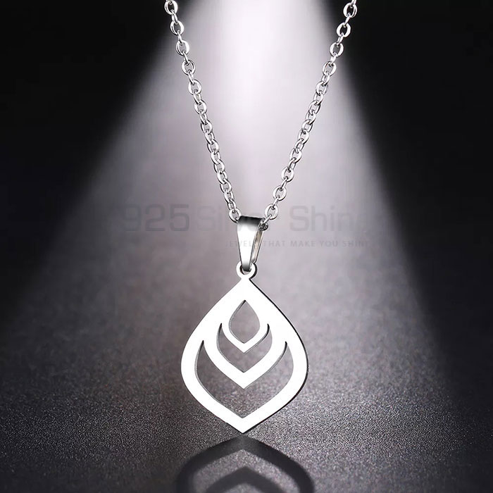 Beautiful Filigree Minimalist Necklace In 925 Solid Silver FGMN173