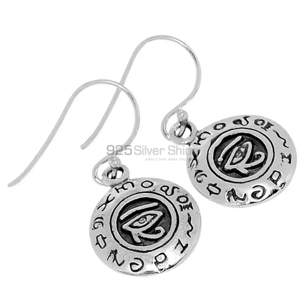 Oxidized 925 Sterling Silver earring 925SE2864_1
