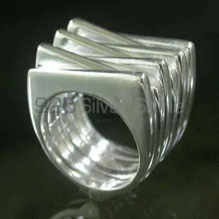 Plain 925 Silver Rings Jewelry 925SR2471_0