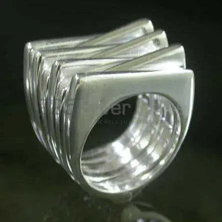 Beautiful Plain 925 Silver Rings Jewelry 925SR2471_1