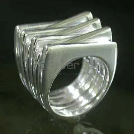 Plain 925 Silver Rings Jewelry 925SR2471_1