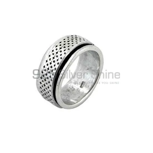 Plain 925 Silver Rings Jewelry 925SR2666_1