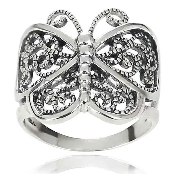 Beautiful Plain Sterling Silver Rings Jewelry 925SR2732