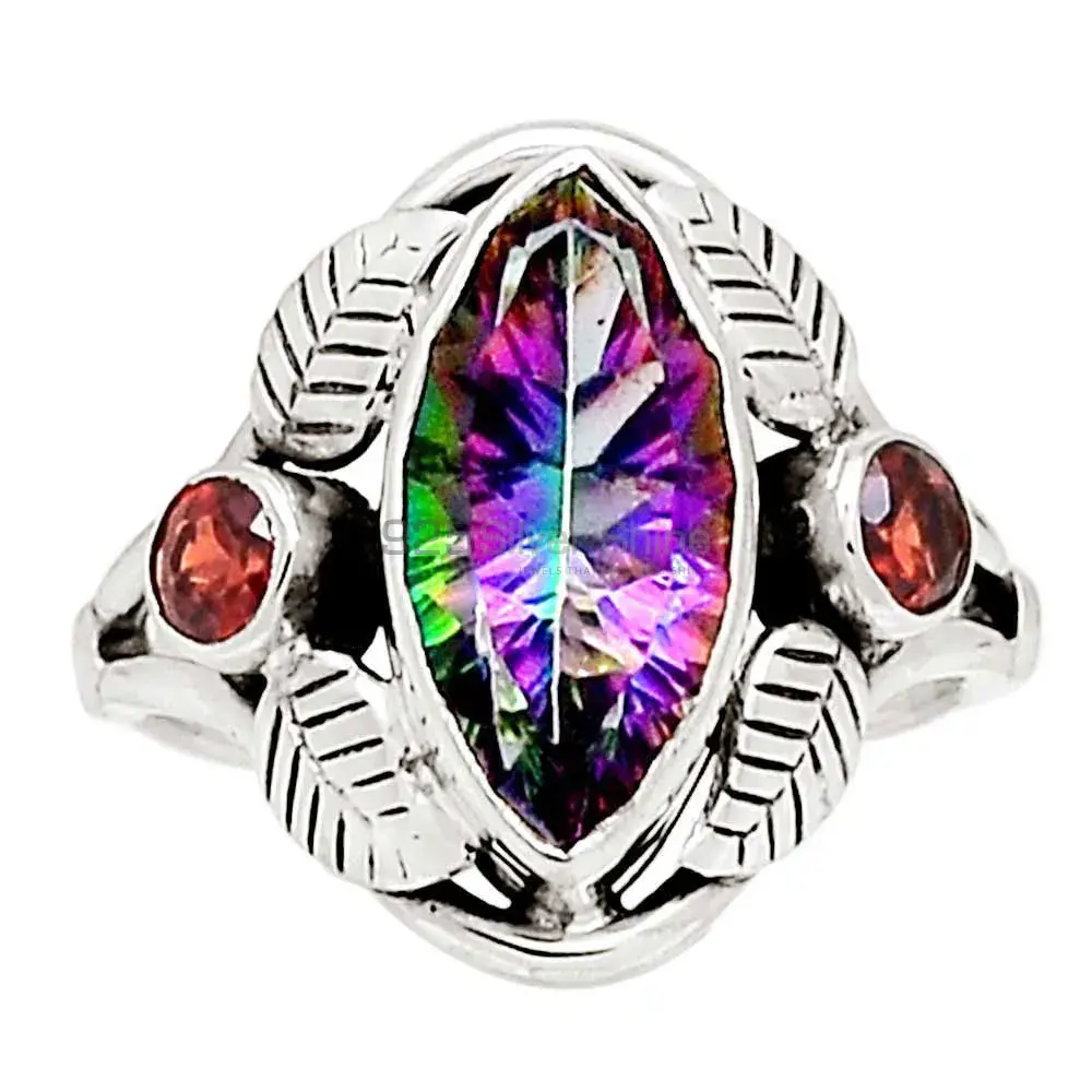 Sterling Silver Rings In Natural Stone Jewelry 925SR2227_1
