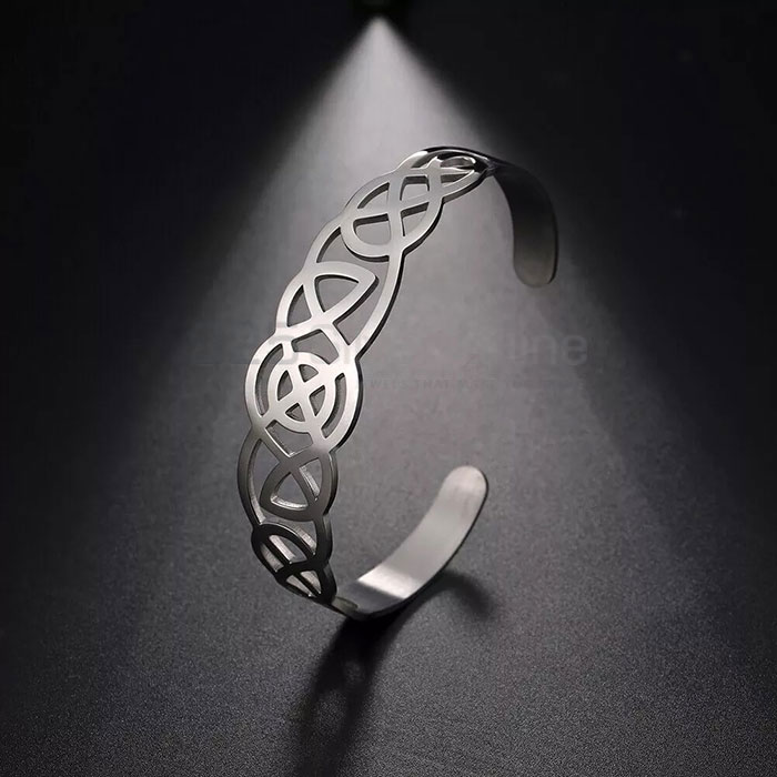 Best Collection Filigree Cuff Bangle Bracelet In 925 Silver FGMB156
