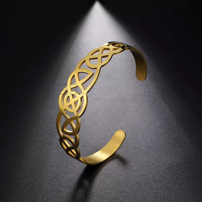 Filigree Cuff Bangle Bracelet In 925 Silver FGMB156_0