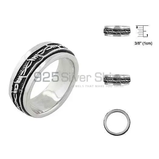 Plain Silver Rings Jewelry 925SR2650_1