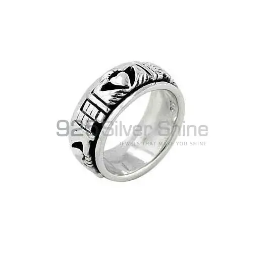 Plain Sterling Silver Rings Jewelry 925SR2683_1