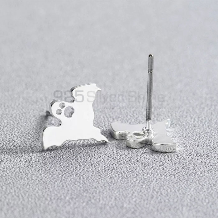 Halloween Stud Earring In Sterling Silver HOME327