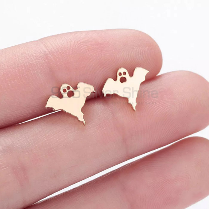 Halloween Stud Earring In Sterling Silver HOME327_1