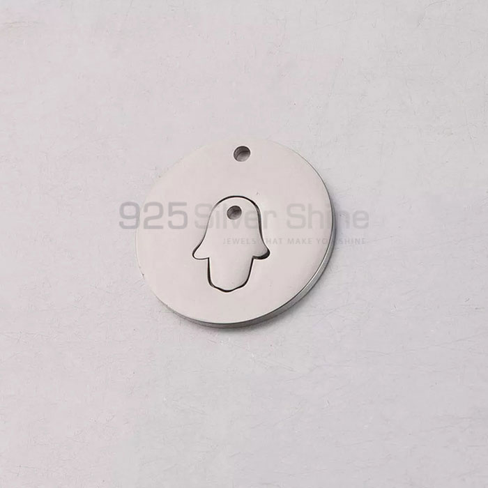 Hamsa Charm Pendant In 925 Sterling Silver HMMN308