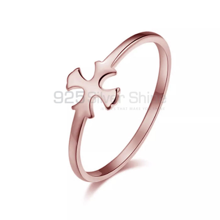 Cross Ring Minimalist Ring In Sterling Silver CRMR78_1