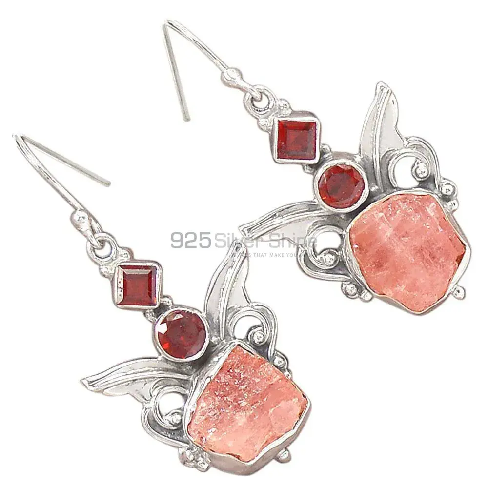 Best Design 925 Sterling Silver Earrings In Multi Gemstone Jewelry 925SE2621_0