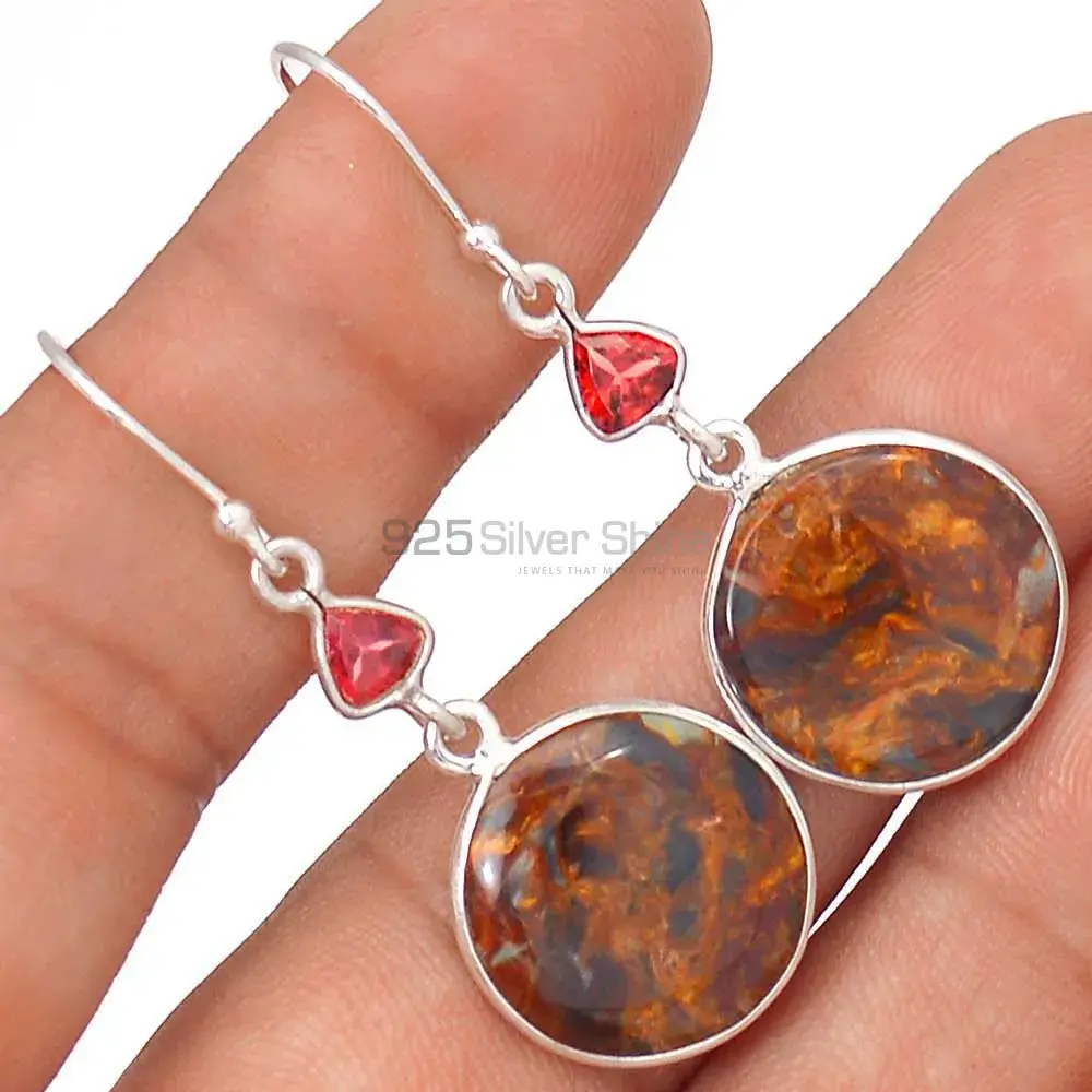 Best Design 925 Sterling Silver Earrings In Multi Gemstone Jewelry 925SE2781_0