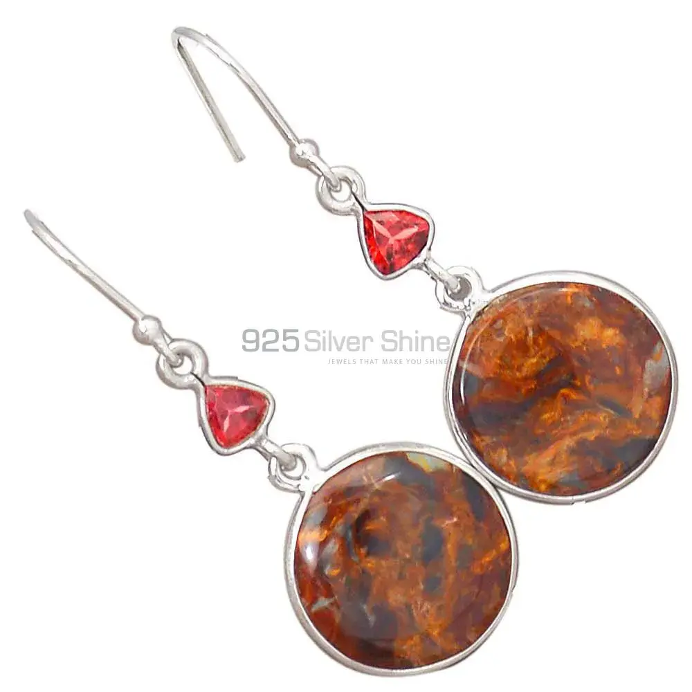 Best Design 925 Sterling Silver Earrings In Multi Gemstone Jewelry 925SE2781_1