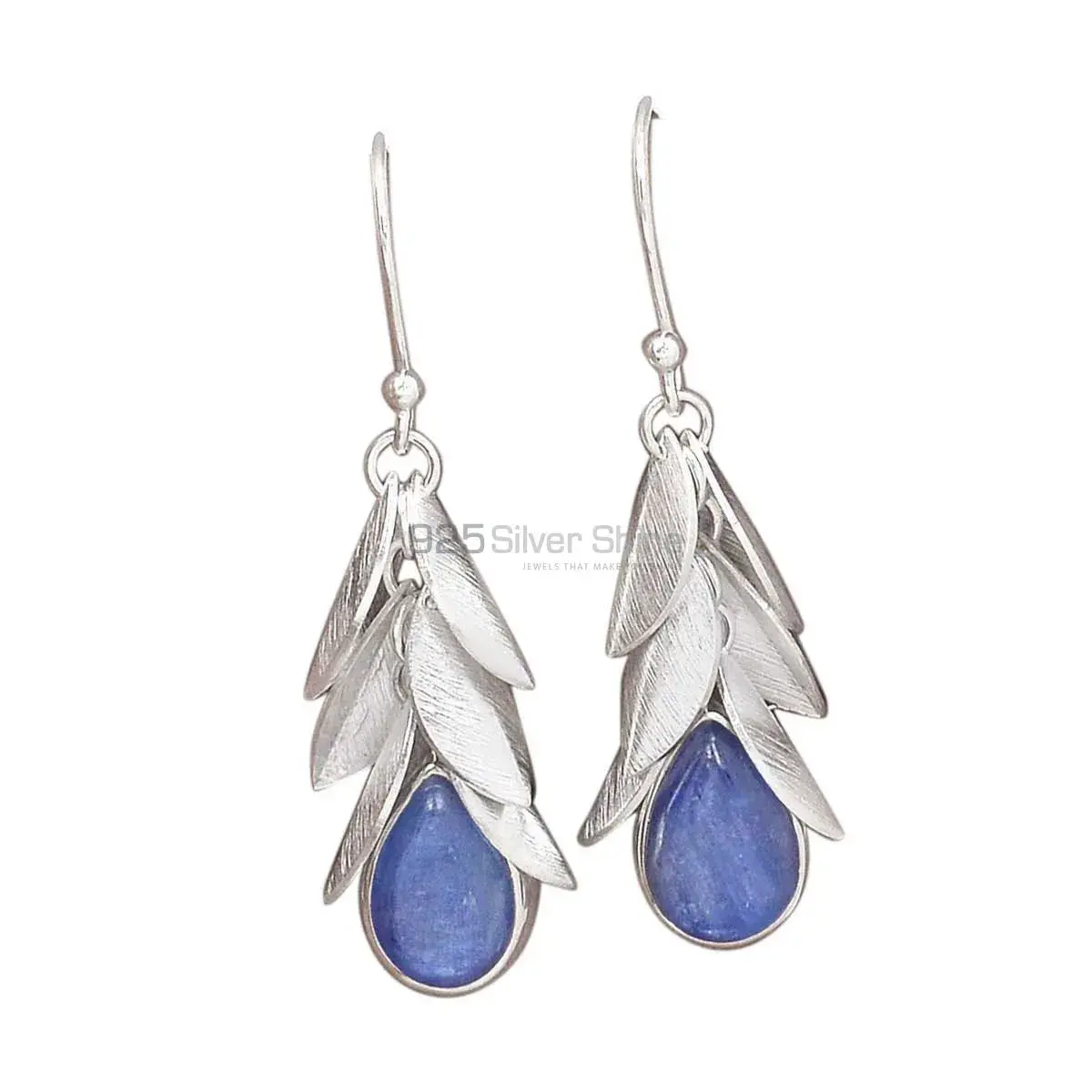Best Design 925 Sterling Silver Earrings Wholesaler In Kyanite Gemstone Jewelry 925SE3028